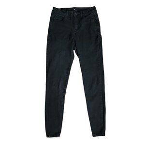 Dip Jeans‎ Womens Size 4 Solid Black Stretch Skinny Leg Repreve Pockets